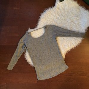 HIP Ribbed Open-Back Sweater
